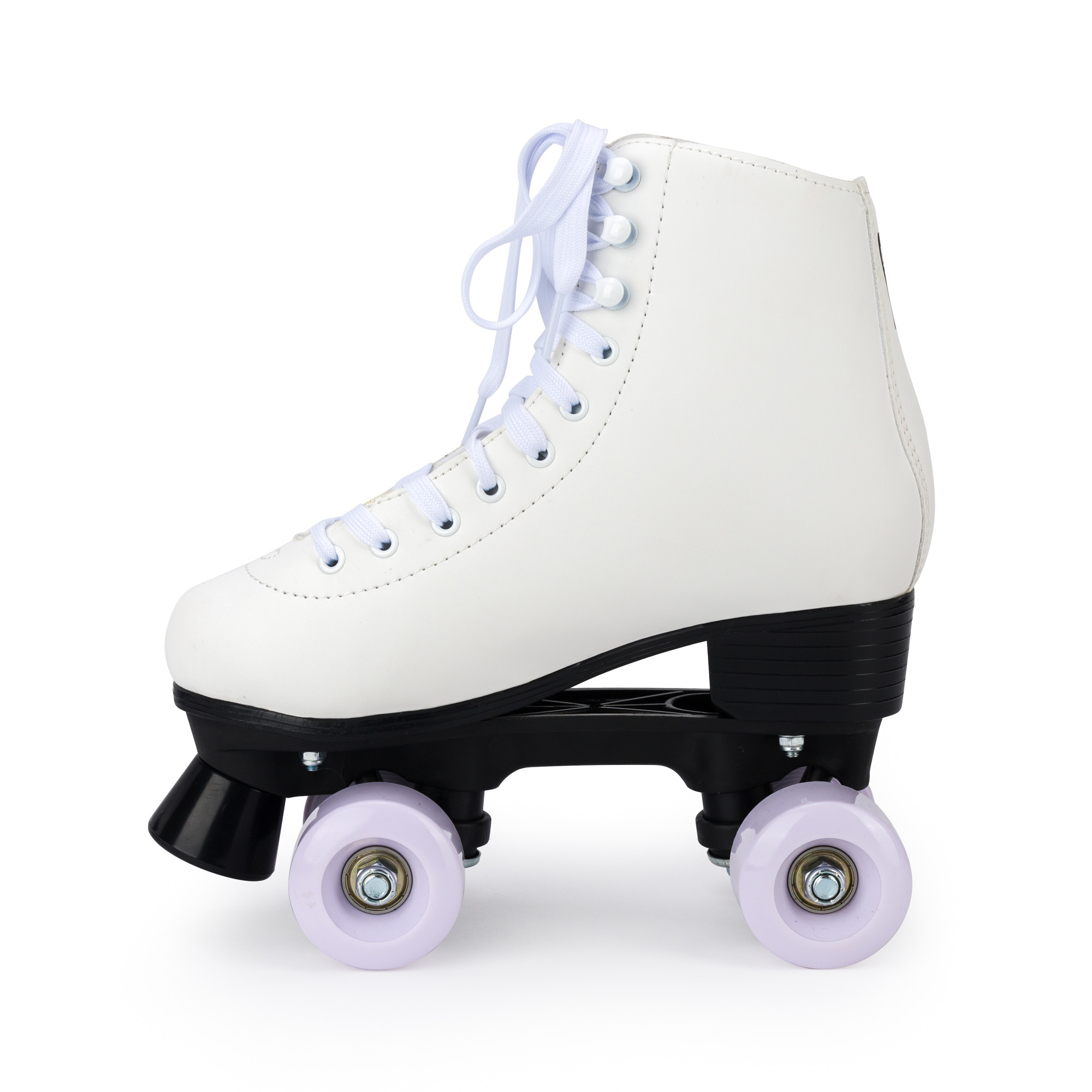 Роликовые коньки SXRide Roller skate YXSKT04WPUR36 белые с фиолетово-розовым орнаментом 36 - фото 3