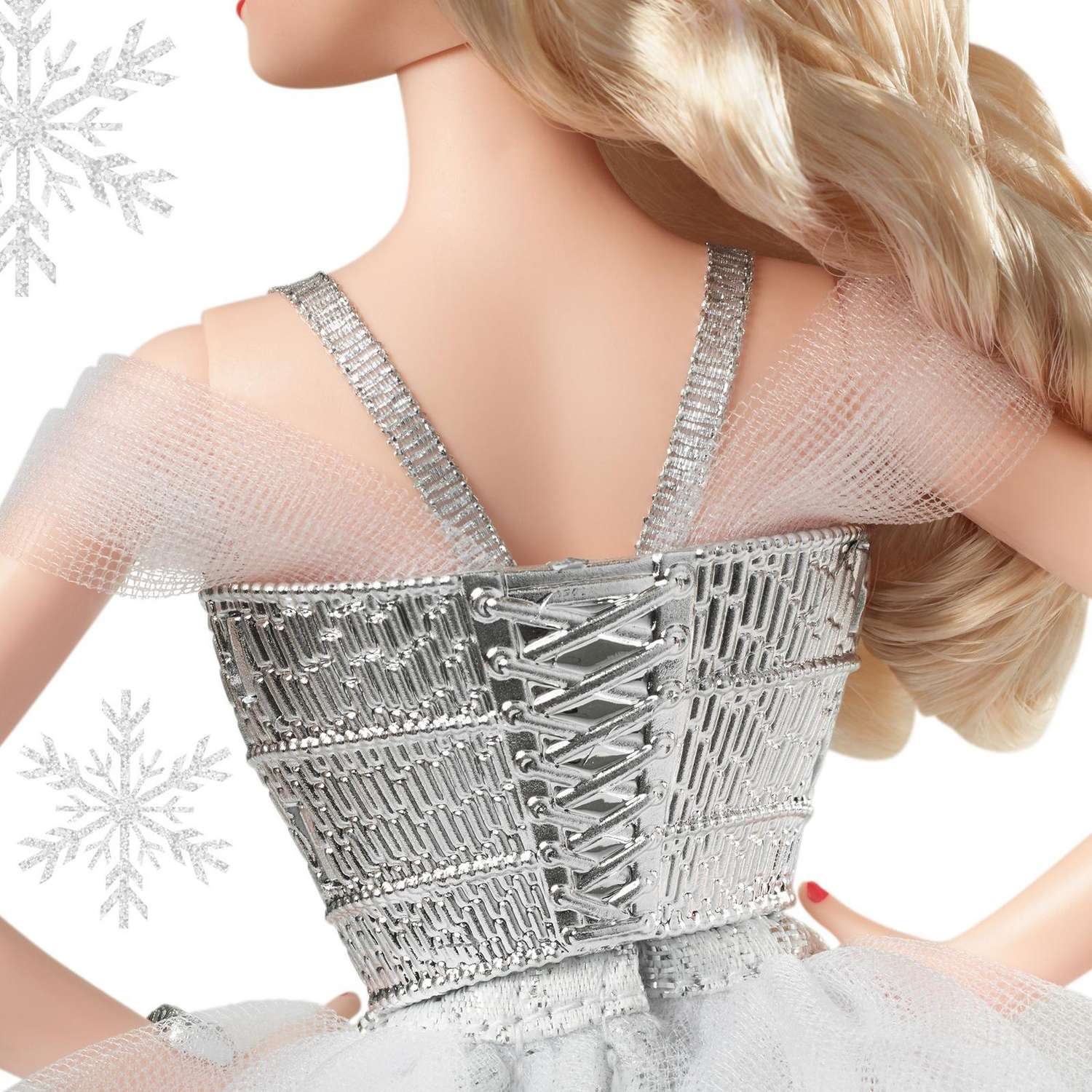 Кукла Barbie Праздник Блондинка в серебряном платье GXL21 GXL21 - фото 9