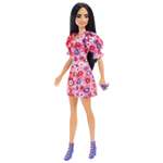 Кукла Barbie Модница в розовом цветочном платье HBV11