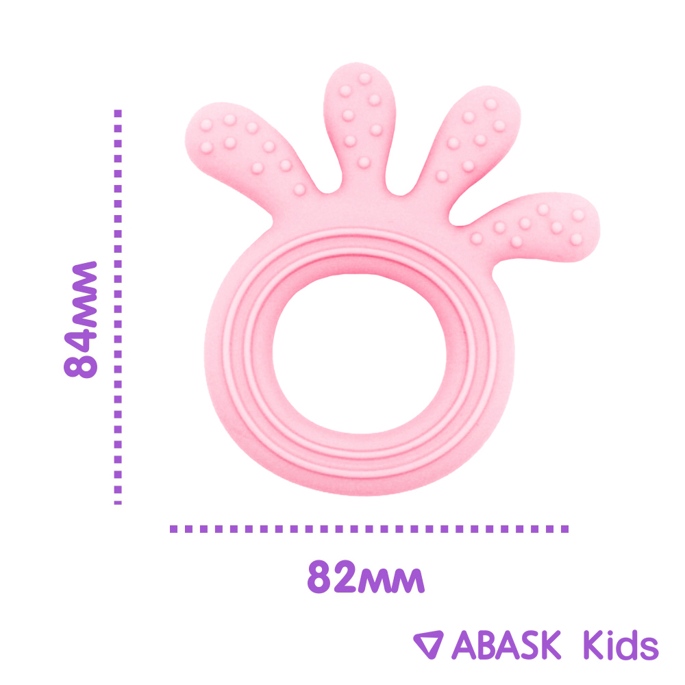 Прорезыватель Осьминог ABASK LIGHTPINK - фото 2