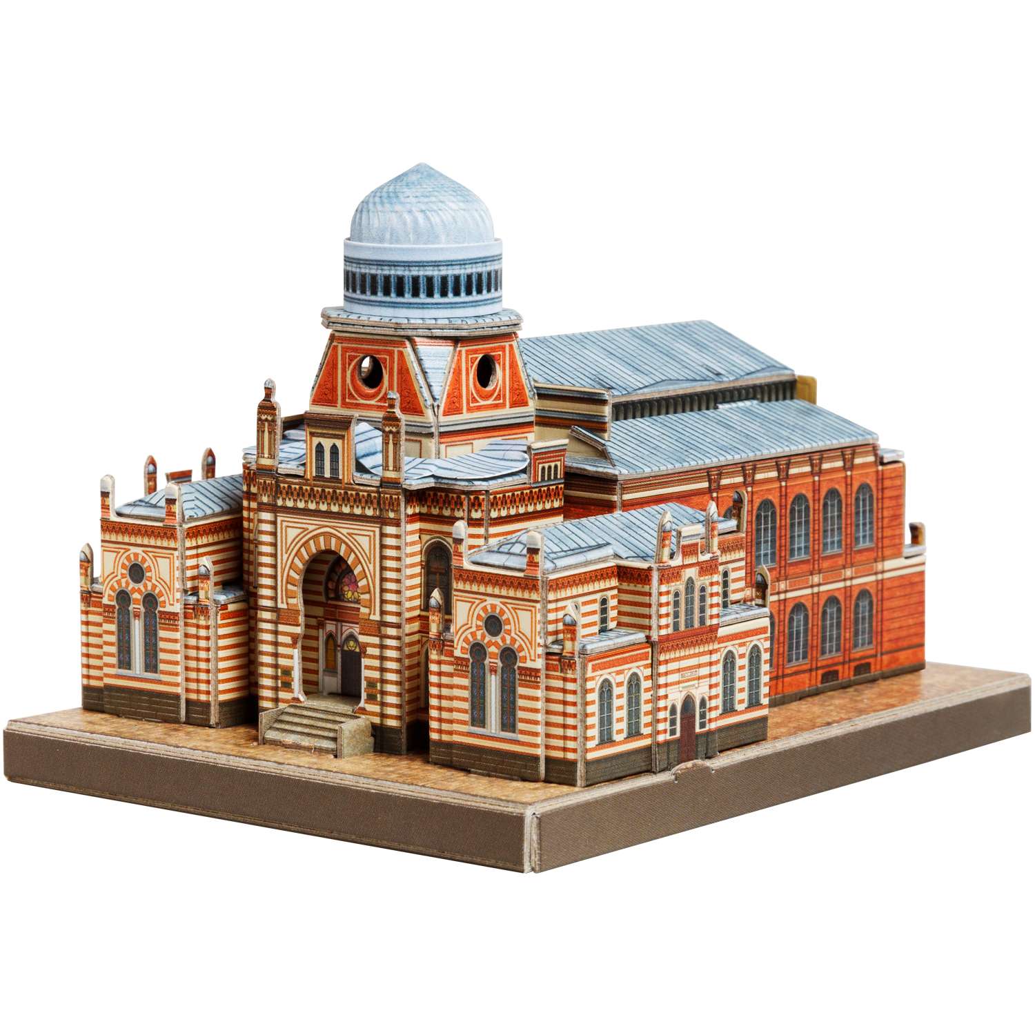 Сборная модель Умная бумага Города в миниатюре Большая хоральная синагога 649 - фото 1