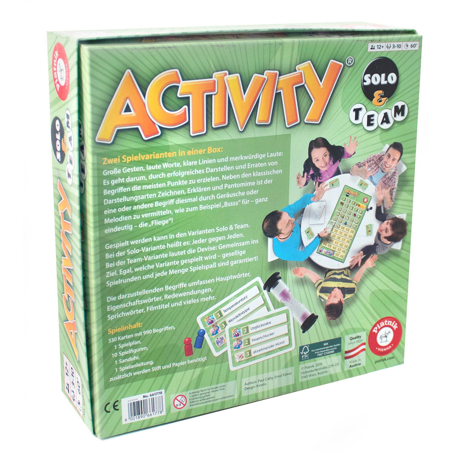 Игра настольная Piatnik Activity Соло и команды 714177 - фото 4