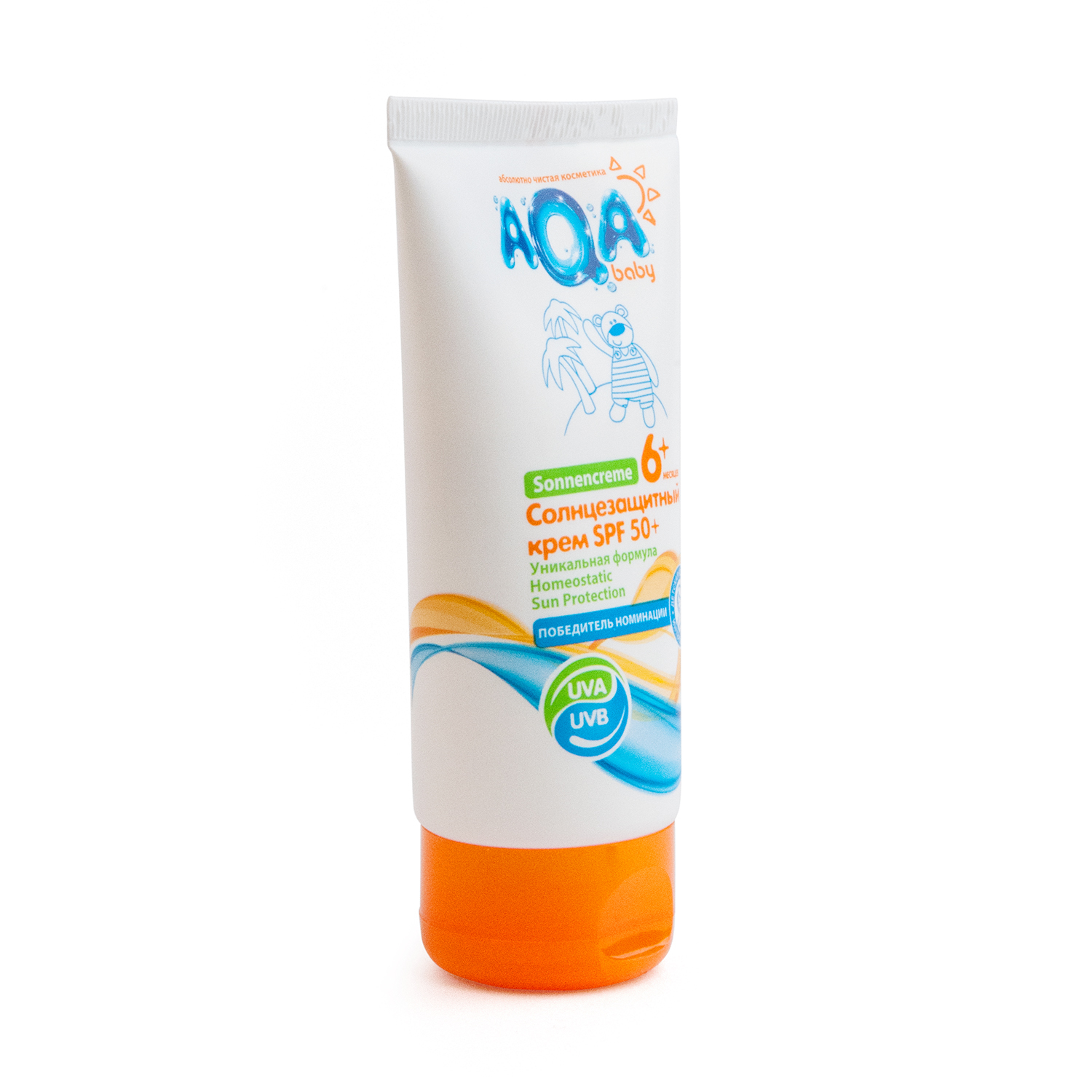 Крем солнцезащитный AQA baby SPF 50+ 75мл - фото 2