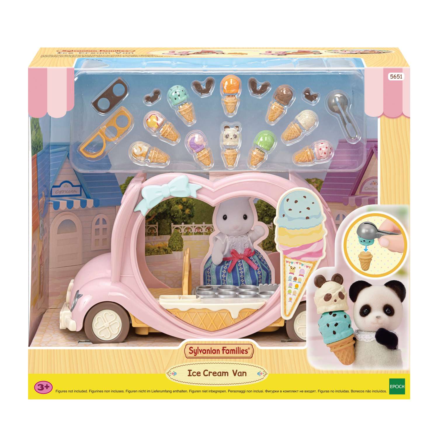 Игровой набор Sylvanian Families Фургончик с мороженым без механизмов 5651 - фото 12