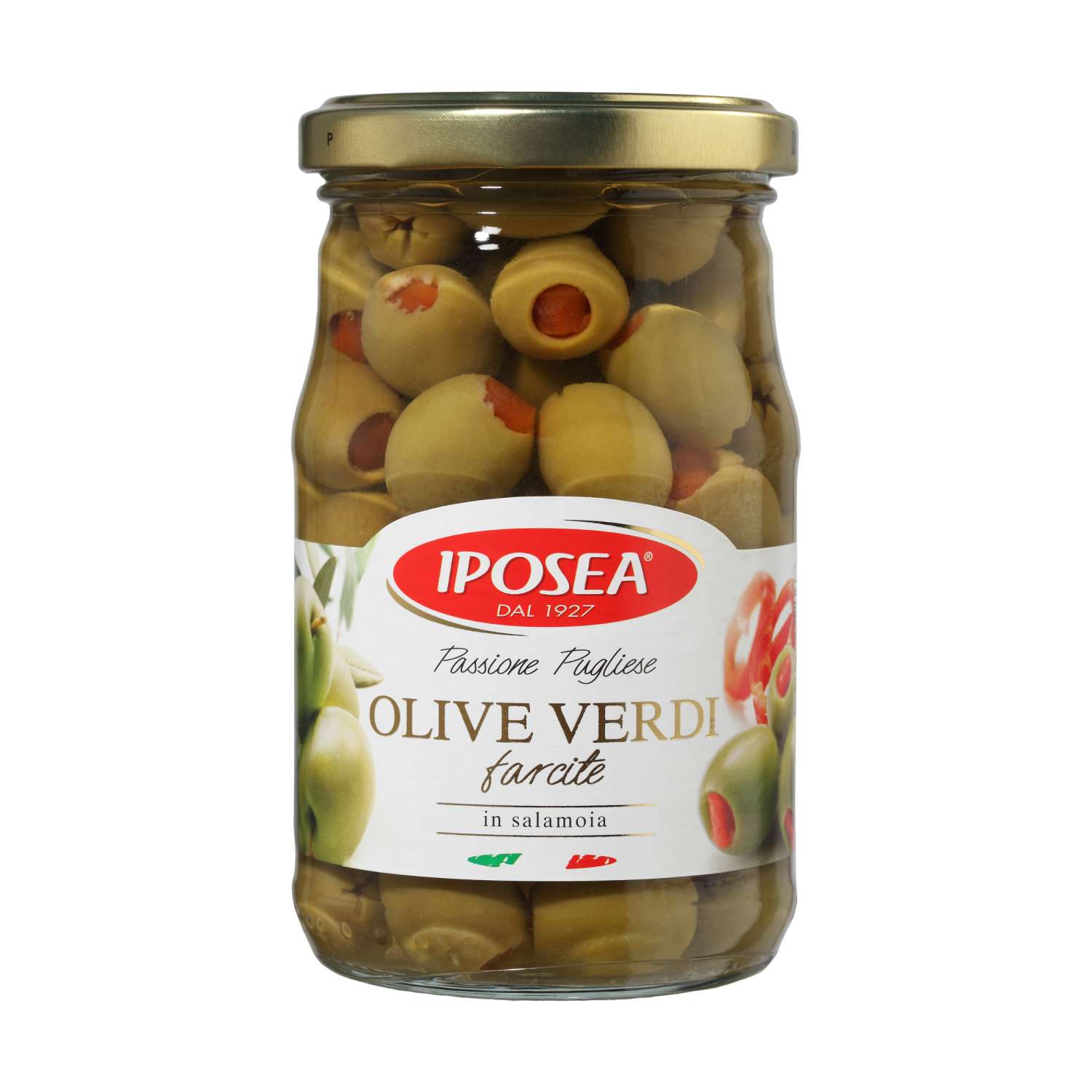 Оливки Iposea с перцем без косточки - фото 1