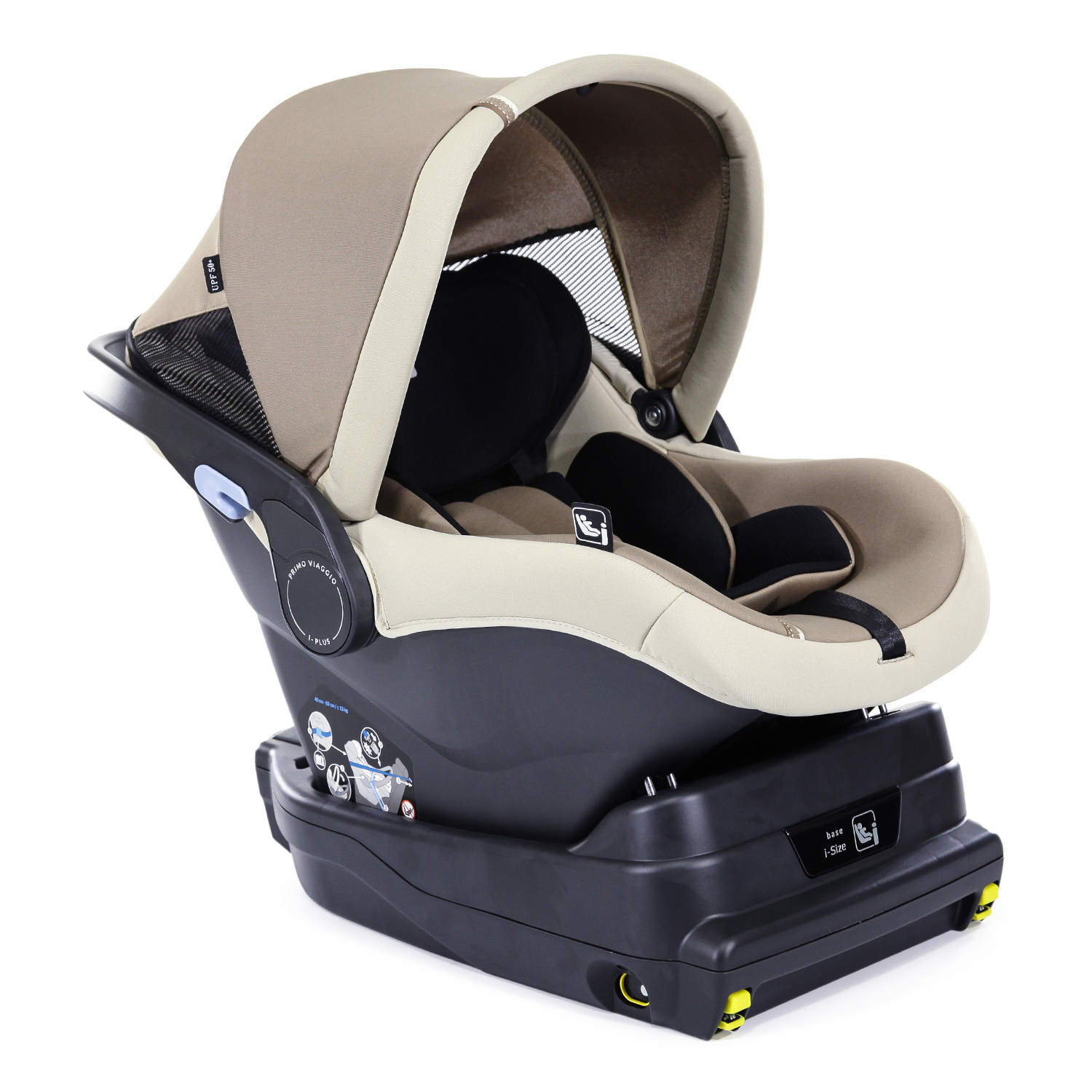 Автокресло Peg-Perego 0+ Primo Viaggio i-Size Classic Beige - фото 13