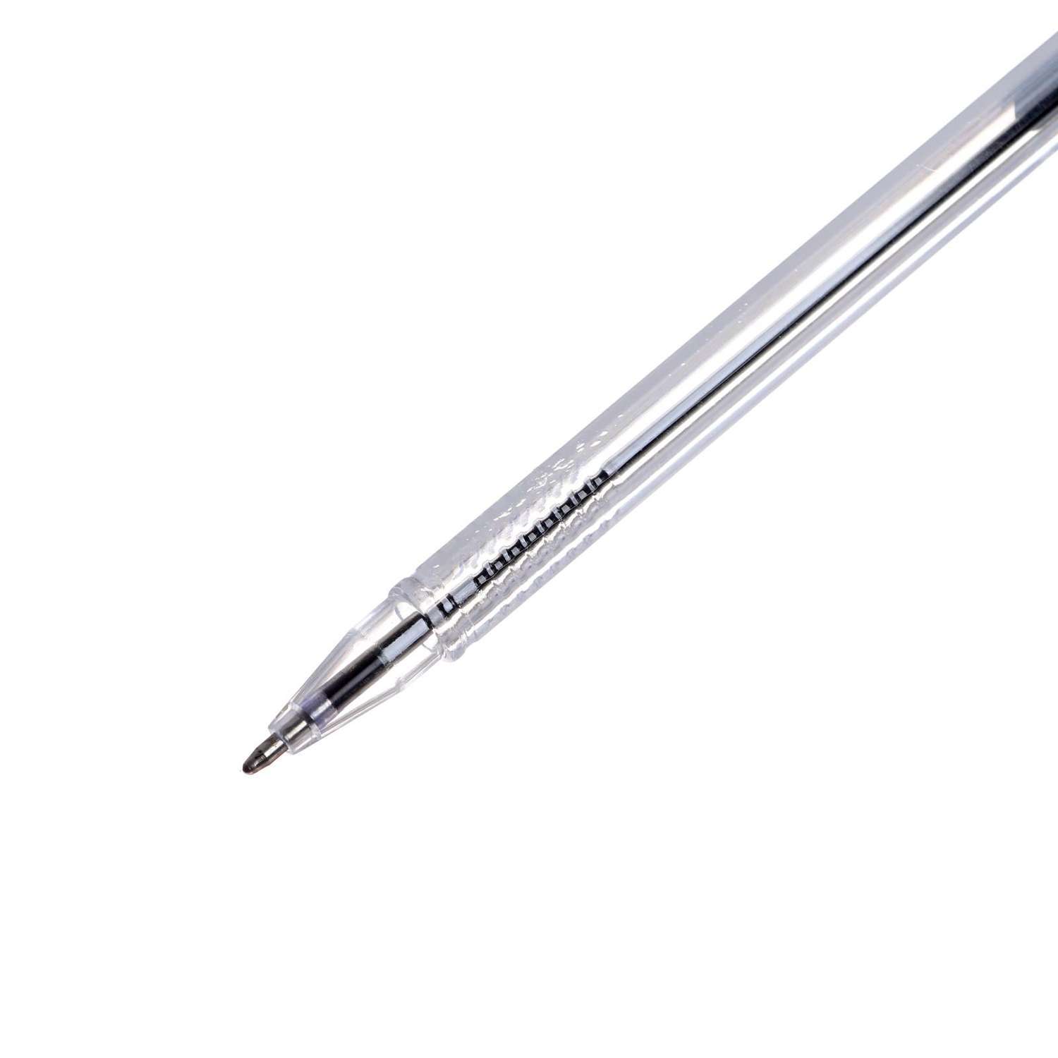 Ручка Calligrata 1.0 мм синяя корпус прозрачный - фото 3