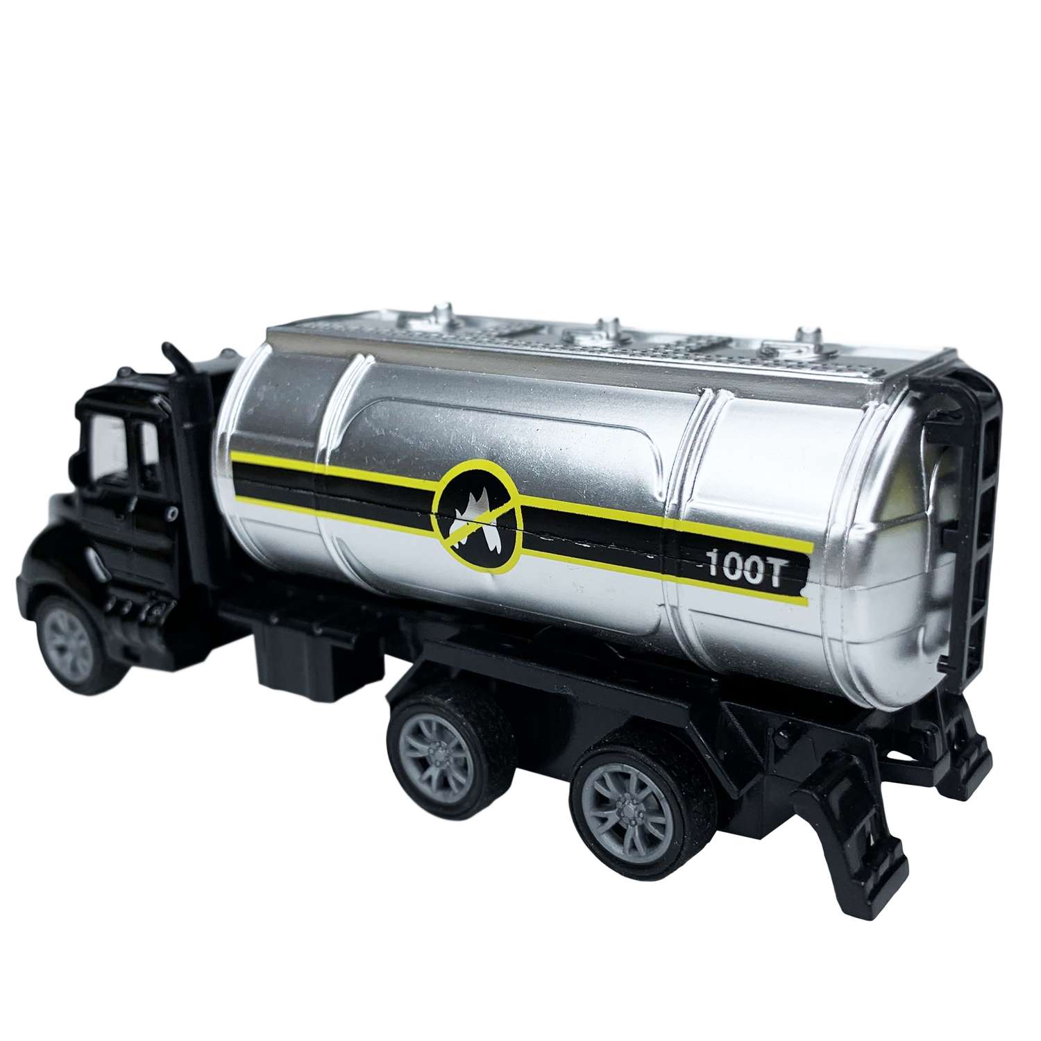 Машинка бензовоз BalaToys с металлической кабиной и поворотными деталями WgtCarPolice1 - фото 3