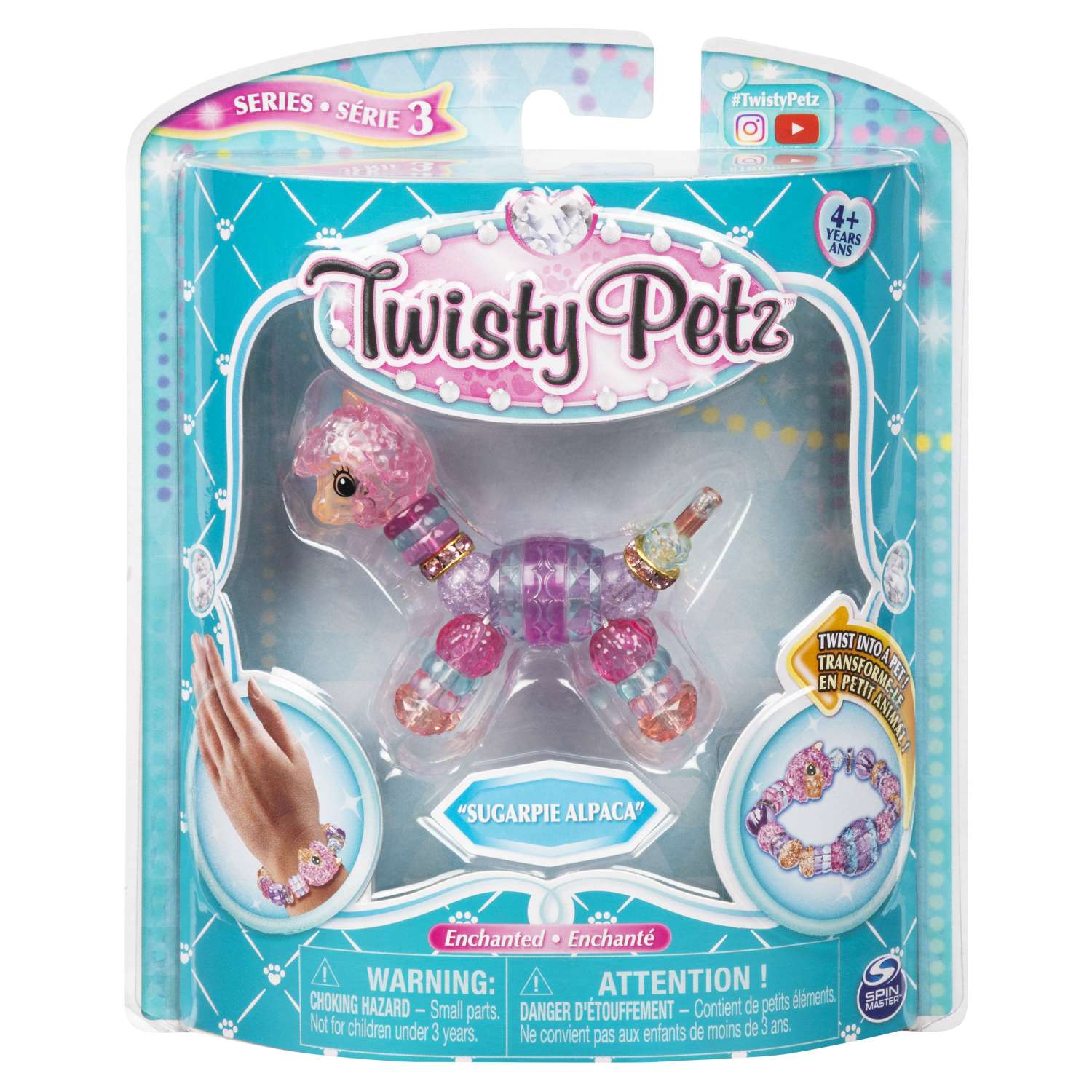 Набор Twisty Petz Фигурка-трансформер для создания браслетов Sugar Pie Alpaca 6044770/20121563 - фото 1