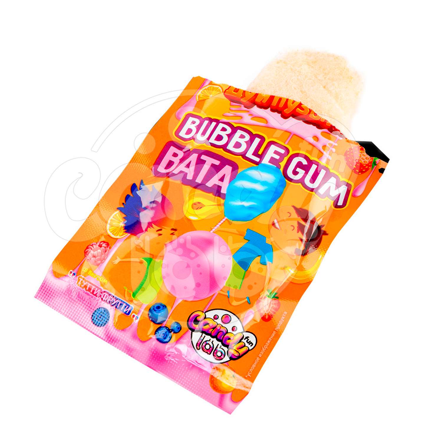 Жевательная резинка Fun Candy Lab ассорти вкусов Дуй пузырь! Bubble gum 24 шт по 5 грамм - фото 6
