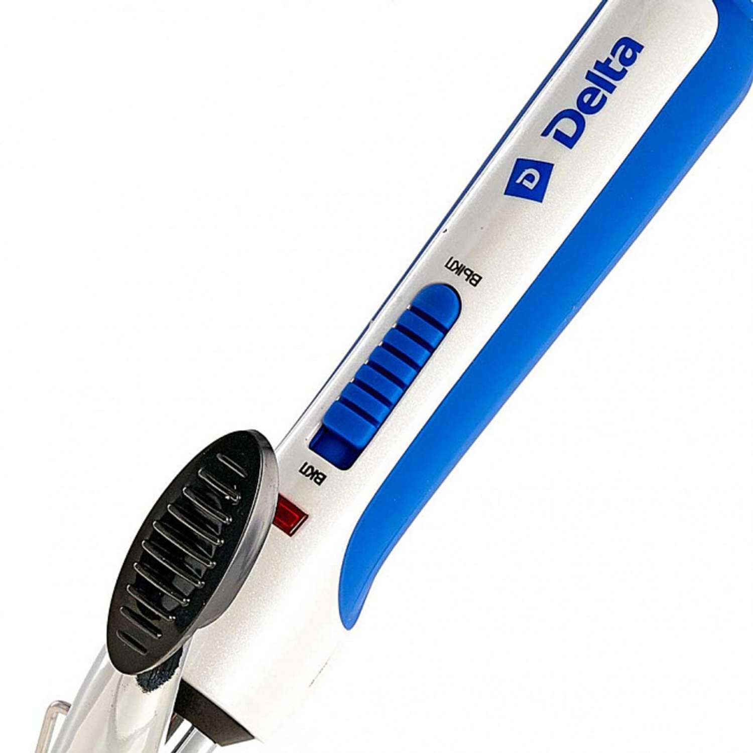 Стайлер для завивки волос Delta DL-0622 белый с синим 25 Вт - фото 3