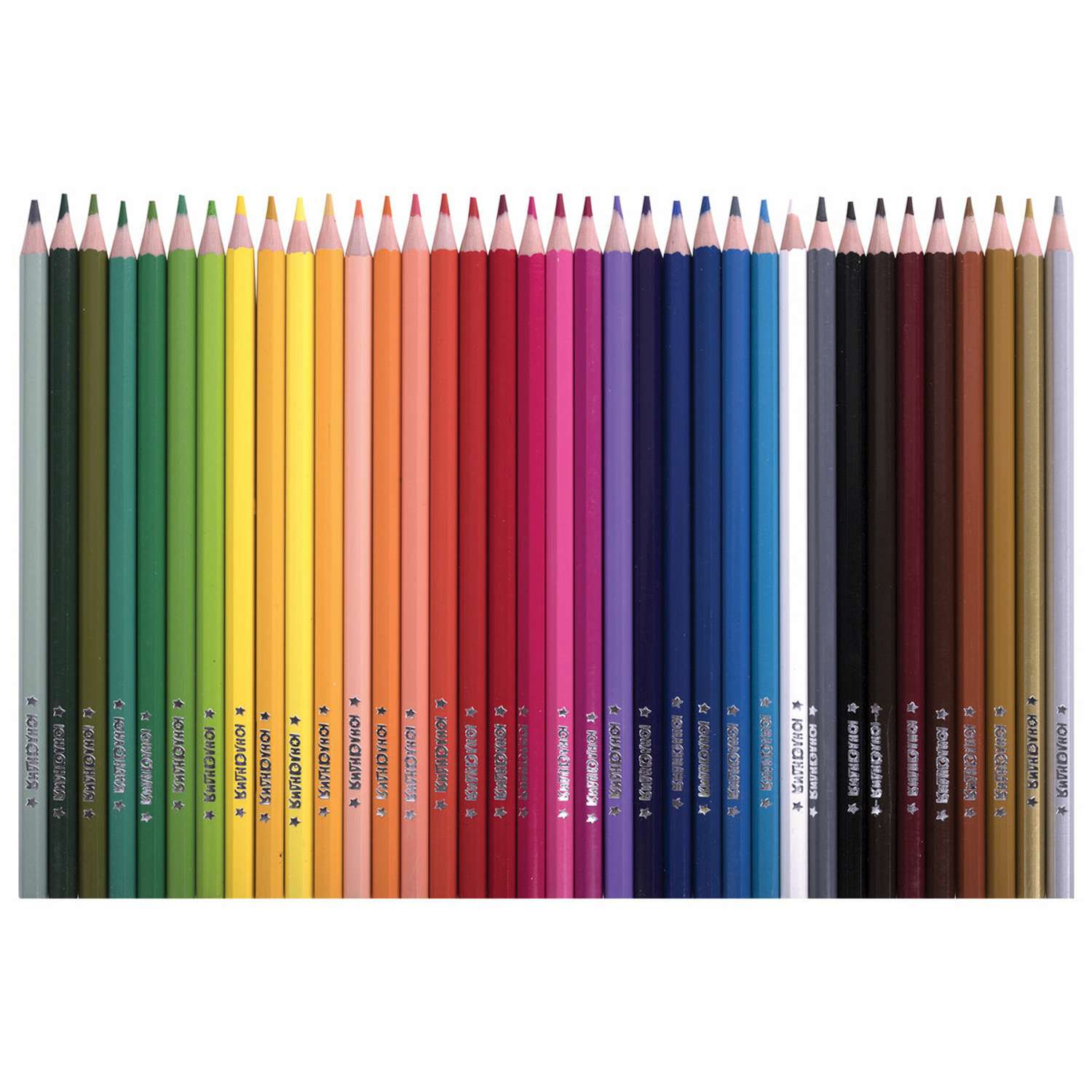 Карандаши цветные Юнландия пластиковые для рисования 36 цветов - фото 2
