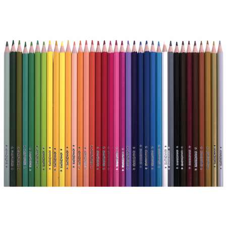 Карандаши цветные Юнландия пластиковые для рисования 36 цветов