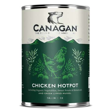 Корм для собак Canagan куриное рагу консервированный 400г