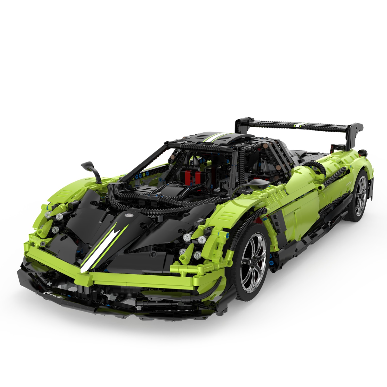 Конструктор Rastar 1:8 Pagani Huayra BC Зеленый 2934элементов - фото 3