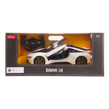 Машина Rastar РУ 1:14 BMW i8 Белая 71010