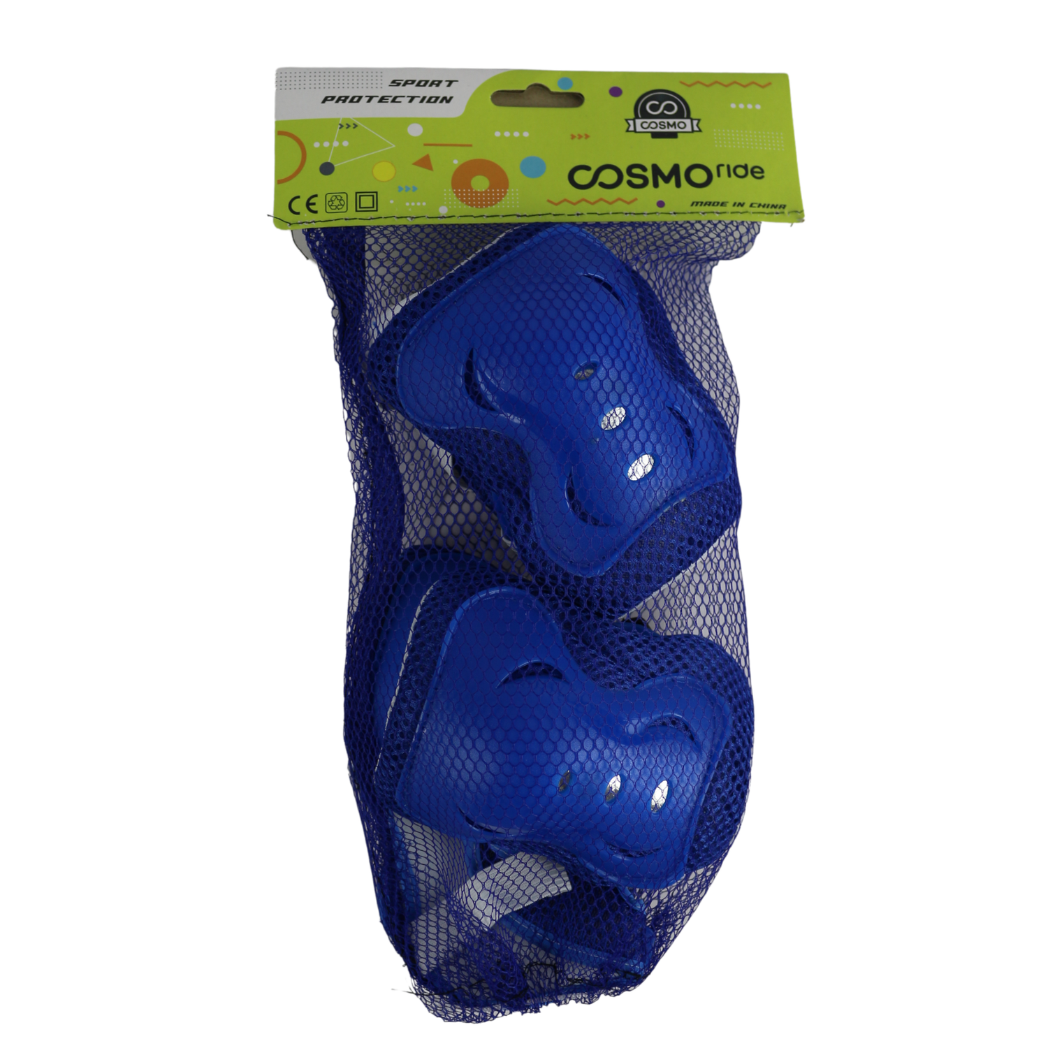 Роликовая защита Cosmo H09 голубая S - фото 2