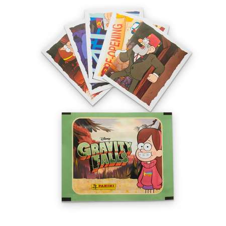 Наклейки коллекционные Panini Gravity Falls Гравити Фолз 6 пакетиков в эко-блистере