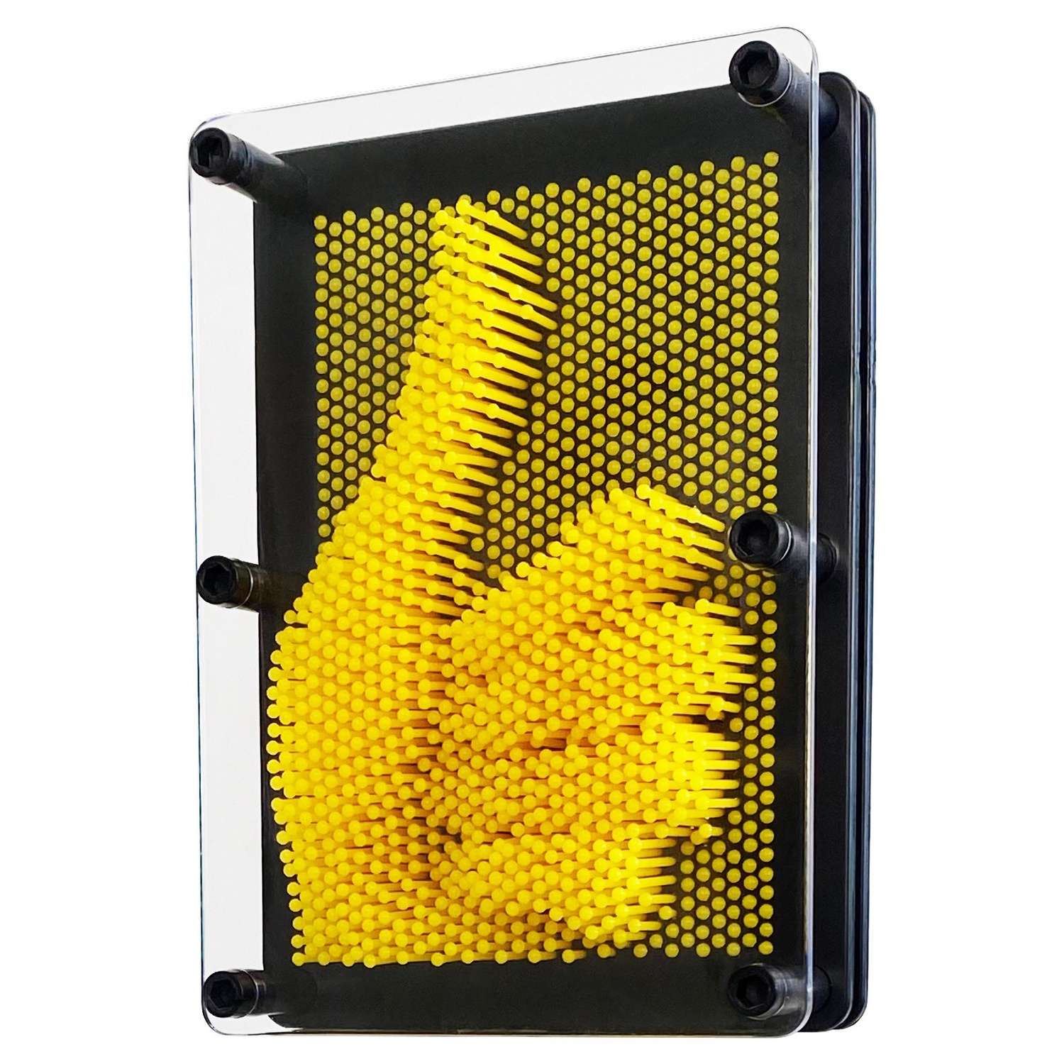 Игрушка-антистресс HitToy экспресс-скульптор Pinart Планшет 17см желтый - фото 3