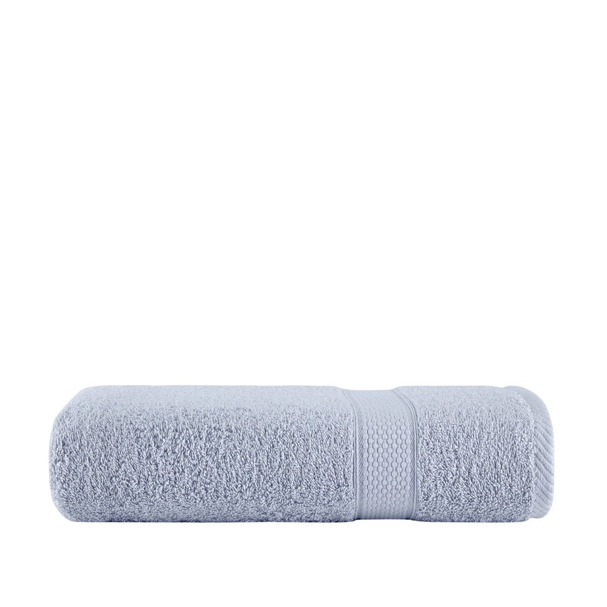 Полотенце для ванной Arya Home Collection однотонное 100х150 см Miranda Soft серый - фото 2