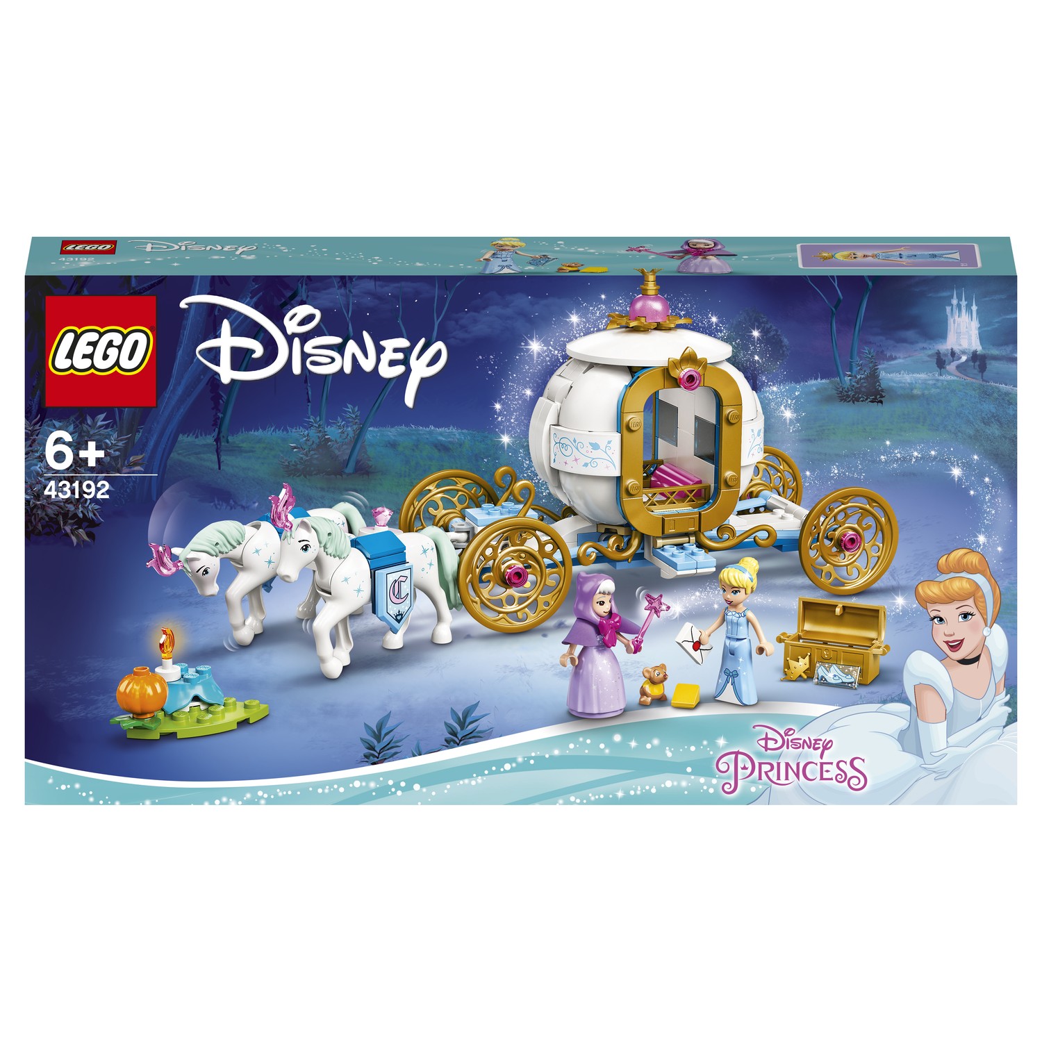 Конструктор LEGO Disney Princess Королевская карета Золушки 43192 - фото 2