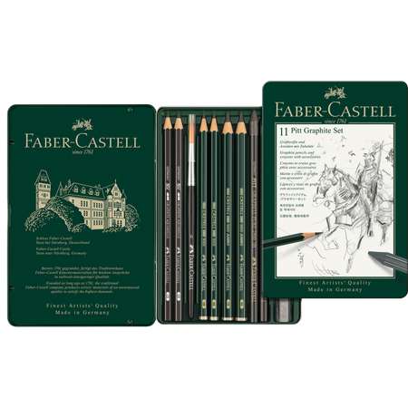 Набор художественный Faber Castle Pitt Graphite 11 предметов