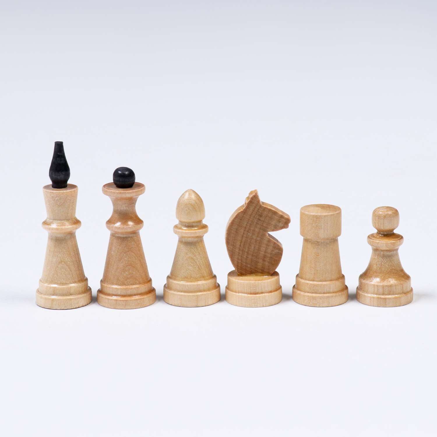 Настольная игра Sima-Land 3 в 1: шахматы шашки нарды деревянные фигуры доска 29.5 х 29.5 см - фото 5
