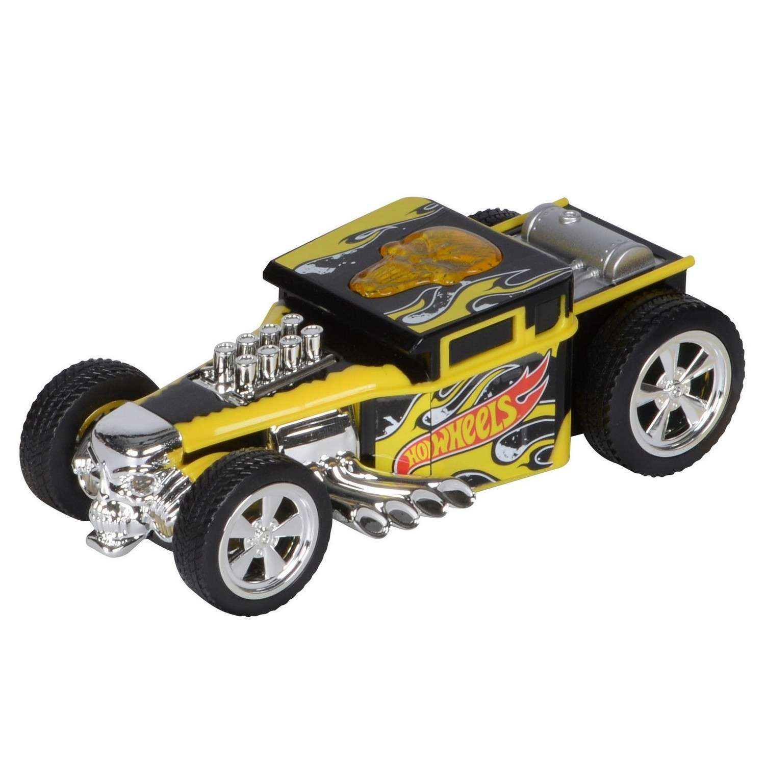 Машинка Hot Wheels Bone Shaker со светом и звуком 90564 - фото 1