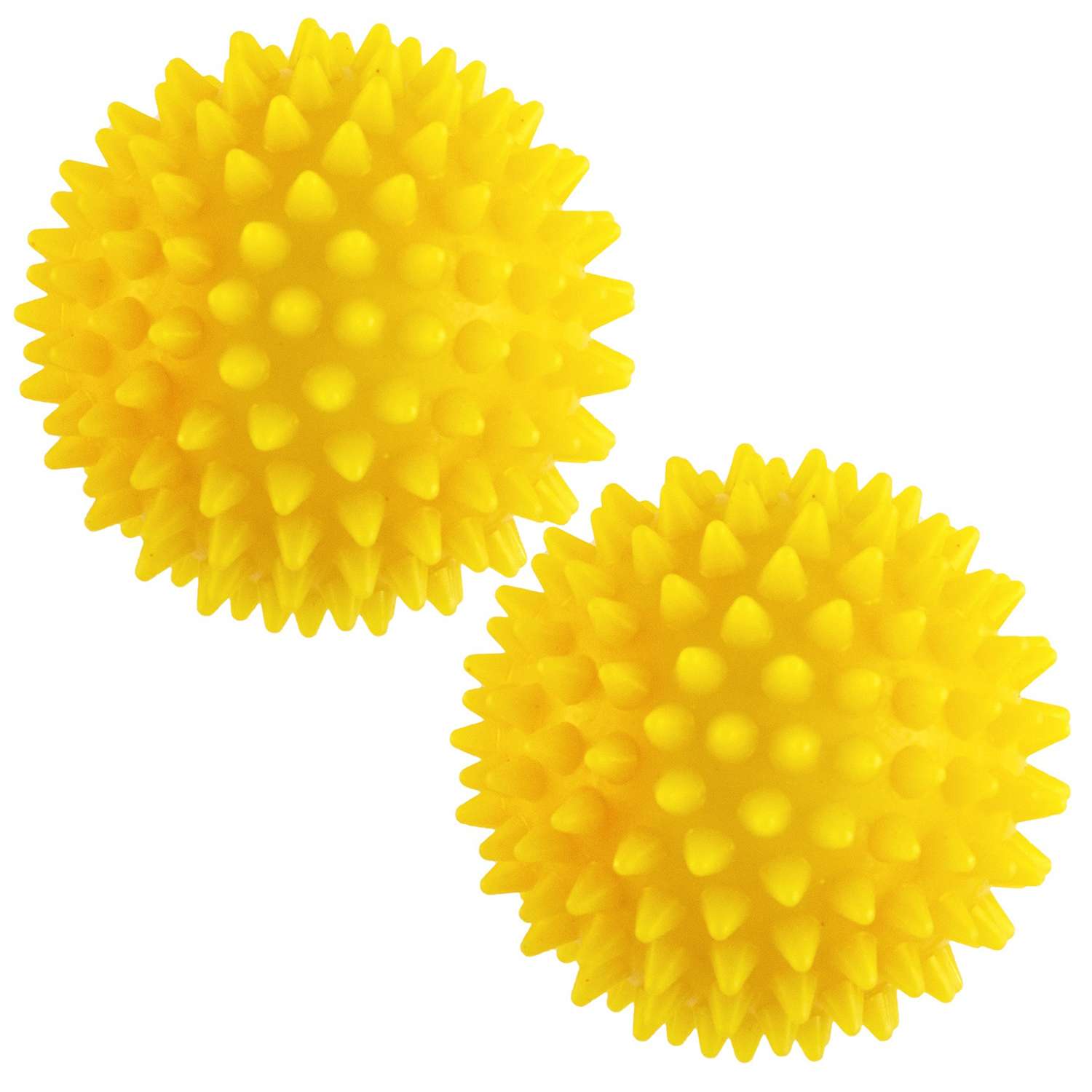 Мячик массажный Альфапластик желтый 2 шт - фото 1