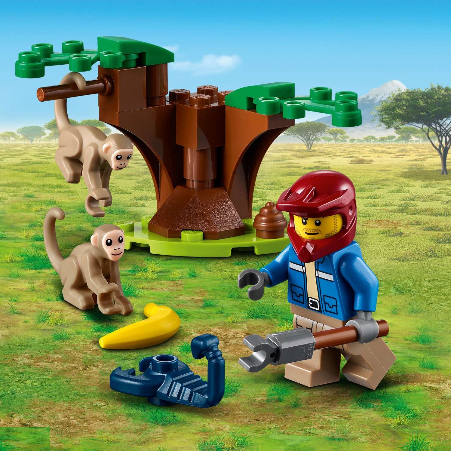 Конструктор LEGO City Wildlife Спасательный вездеход для зверей 60300 - фото 7