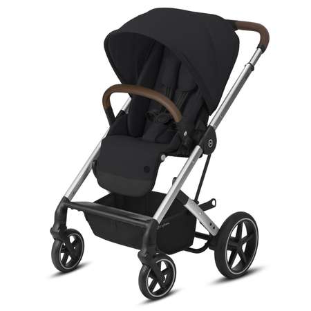 Коляска Cybex Balios S Lux SLV с дождевиком Deep Black