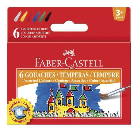 Гуашь Faber Castell 6 цв х15 мл