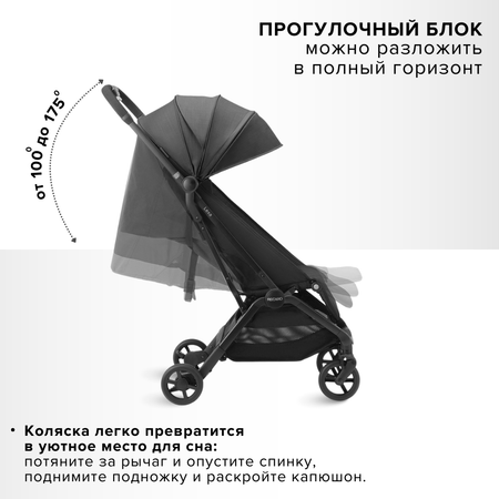 Коляска прогулочная Recaro Lexa Select Night Black