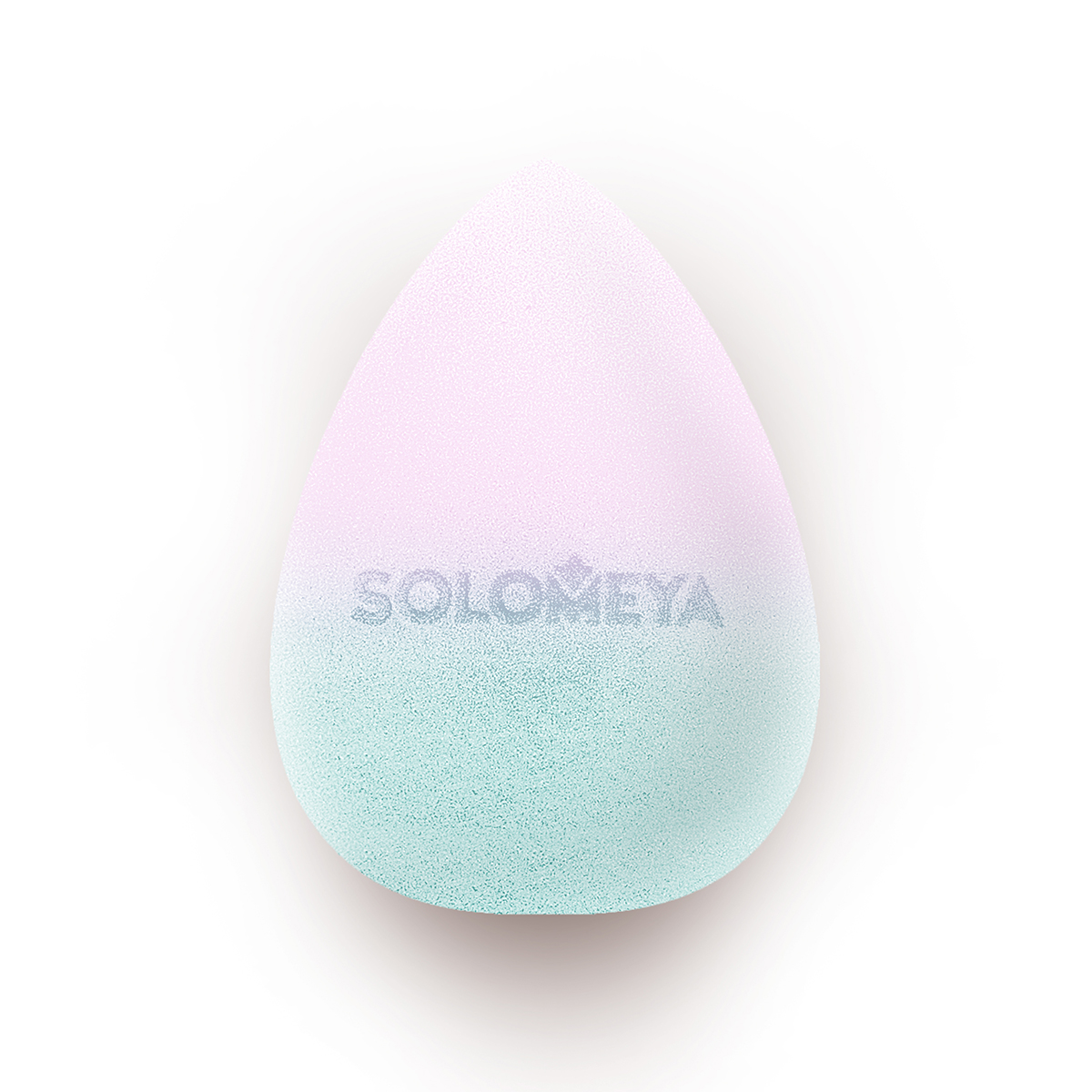 Спонж для макияжа SOLOMEYA Косметический меняющий цвет Blue-pink - фото 1