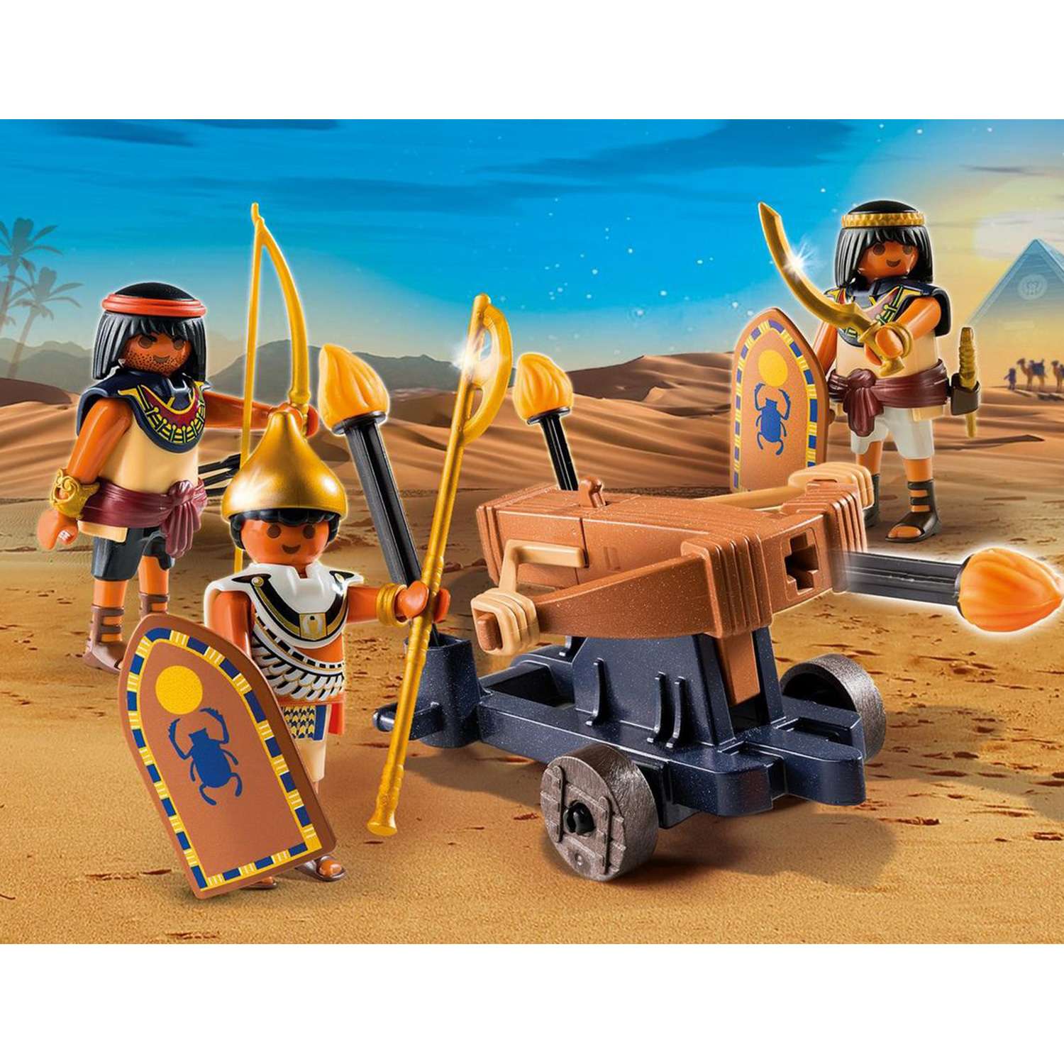 Конструктор Playmobil Египетский солдат с Баллистой - фото 4