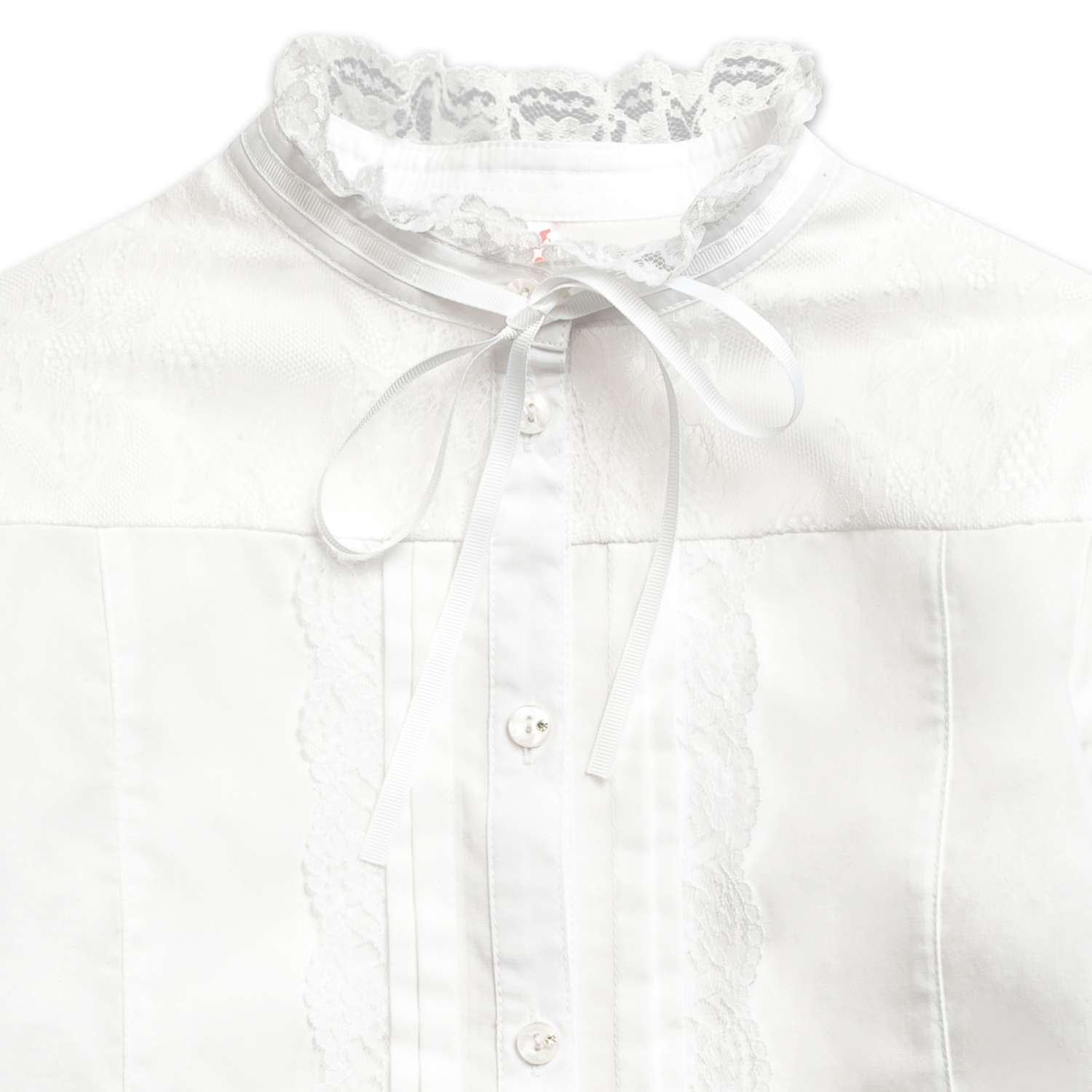 Блузка PELICAN GWCJ7109/Белый(2) - фото 3