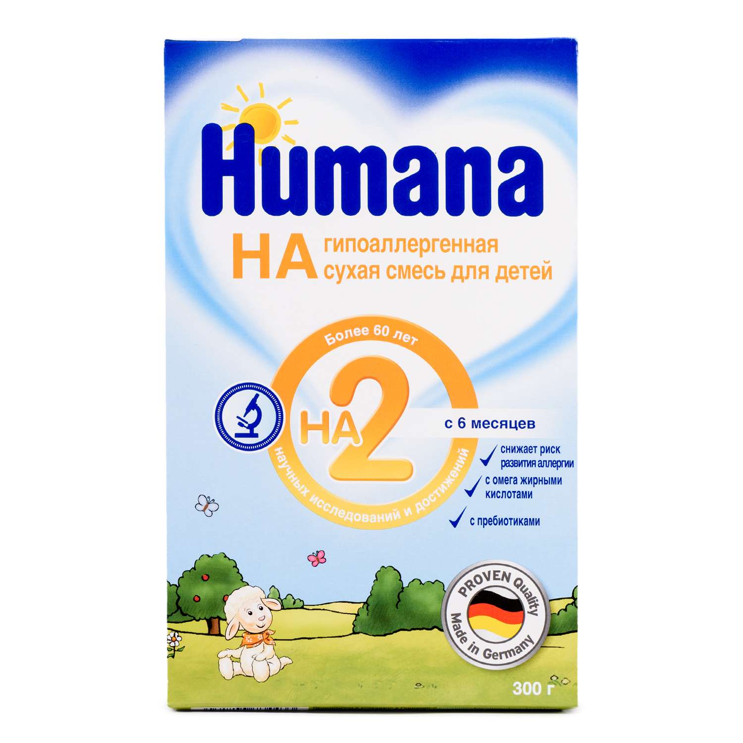 Смесь Humana гипоаллергеная 300г с 6месяцев - фото 2