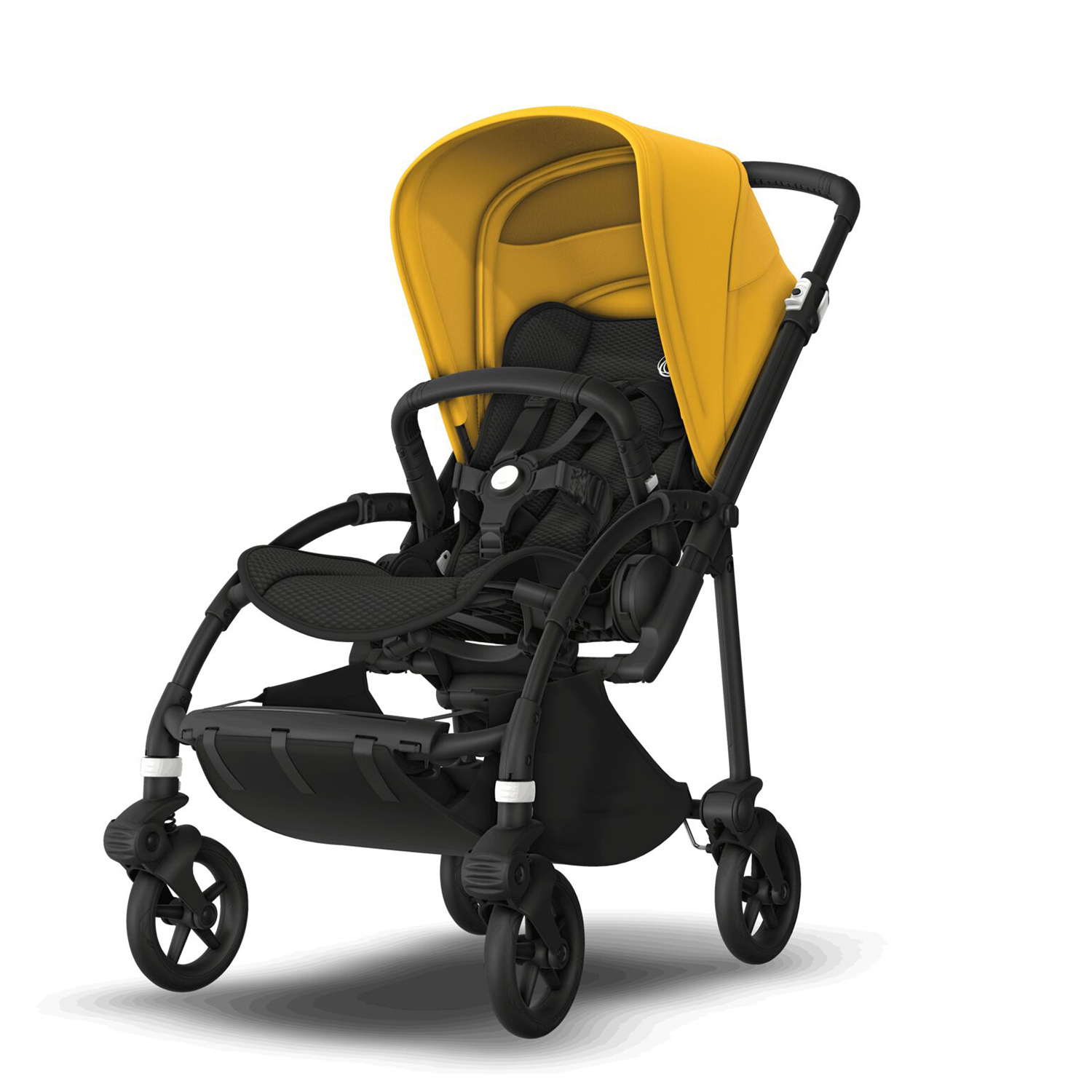 Коляска прогулочная Bugaboo Bee6 Complete Black-Lemon-Yellow 500304LM01 - фото 2