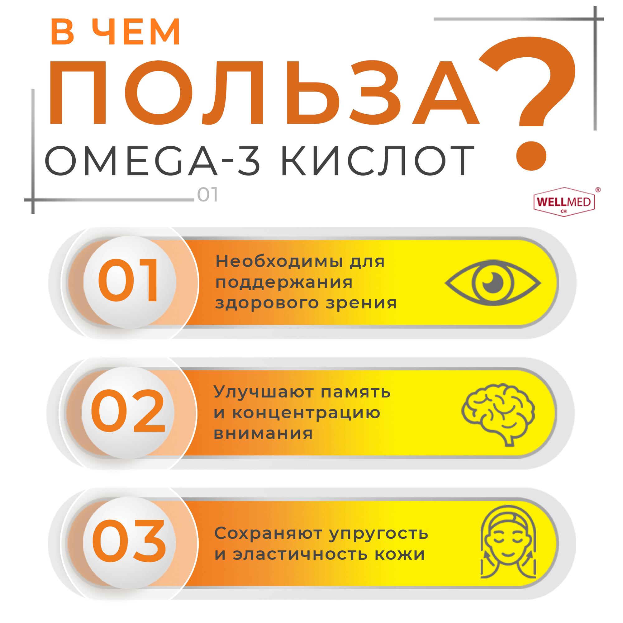 Концентрат Omega 3 для женщин WELLMED Рыбий жир с витамином E 120 капсул - фото 8