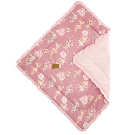Одеяло на выписку AmaroBaby HAPPY Нежный Танец розовый