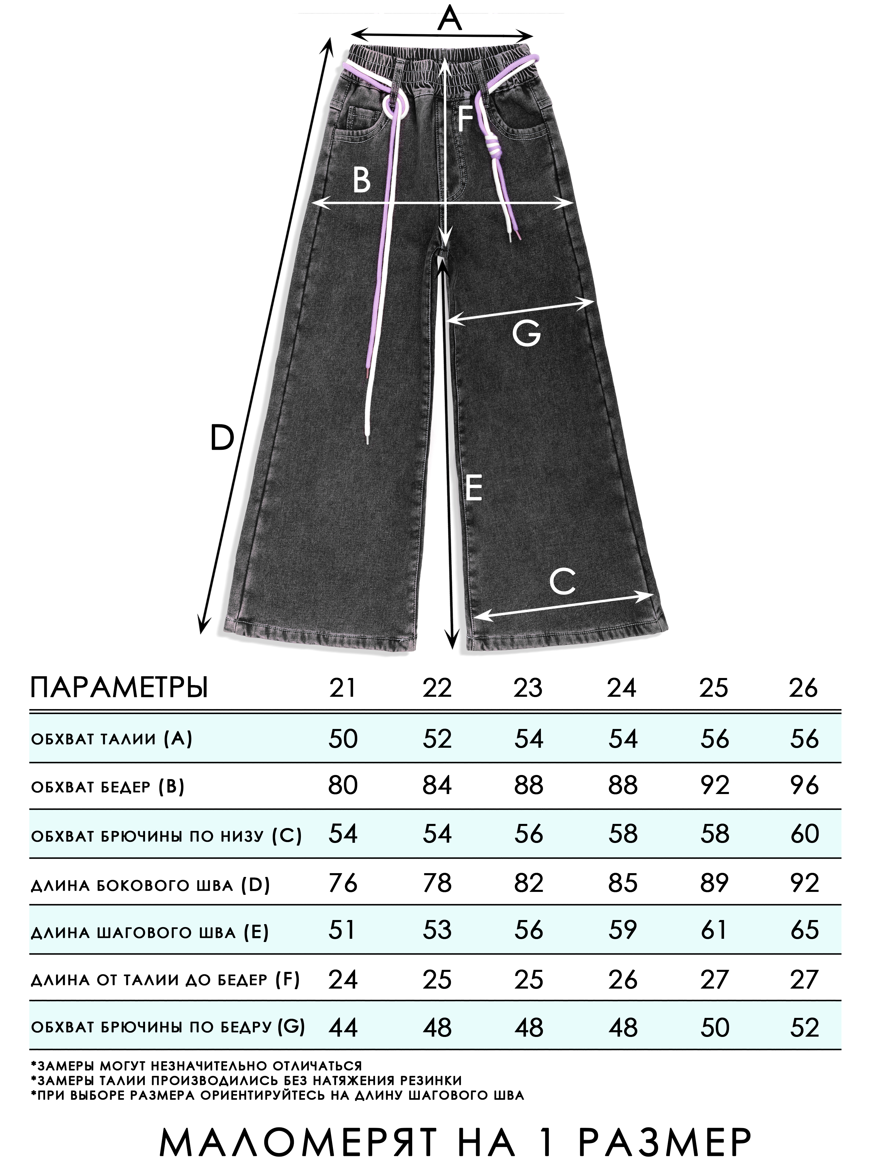 Джинсы СИНИЙ МИР WBF6683-F63 - фото 2