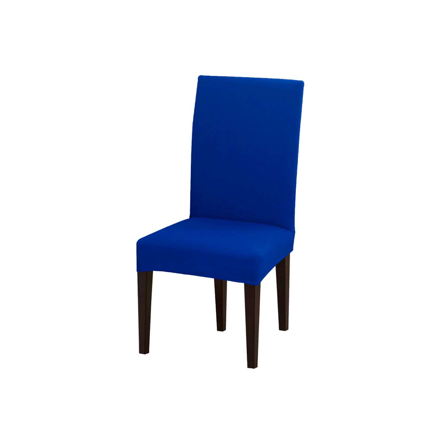 Чехол на стул LuxAlto Коллекция Jacquard синий - фото 1