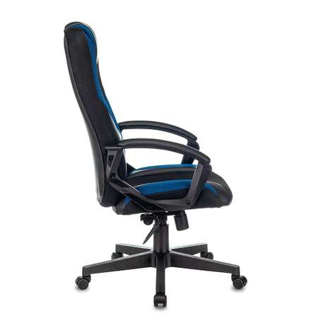 Кресло компьютерное Бюрократ ZOMBIE 9 BLUE черный/синий