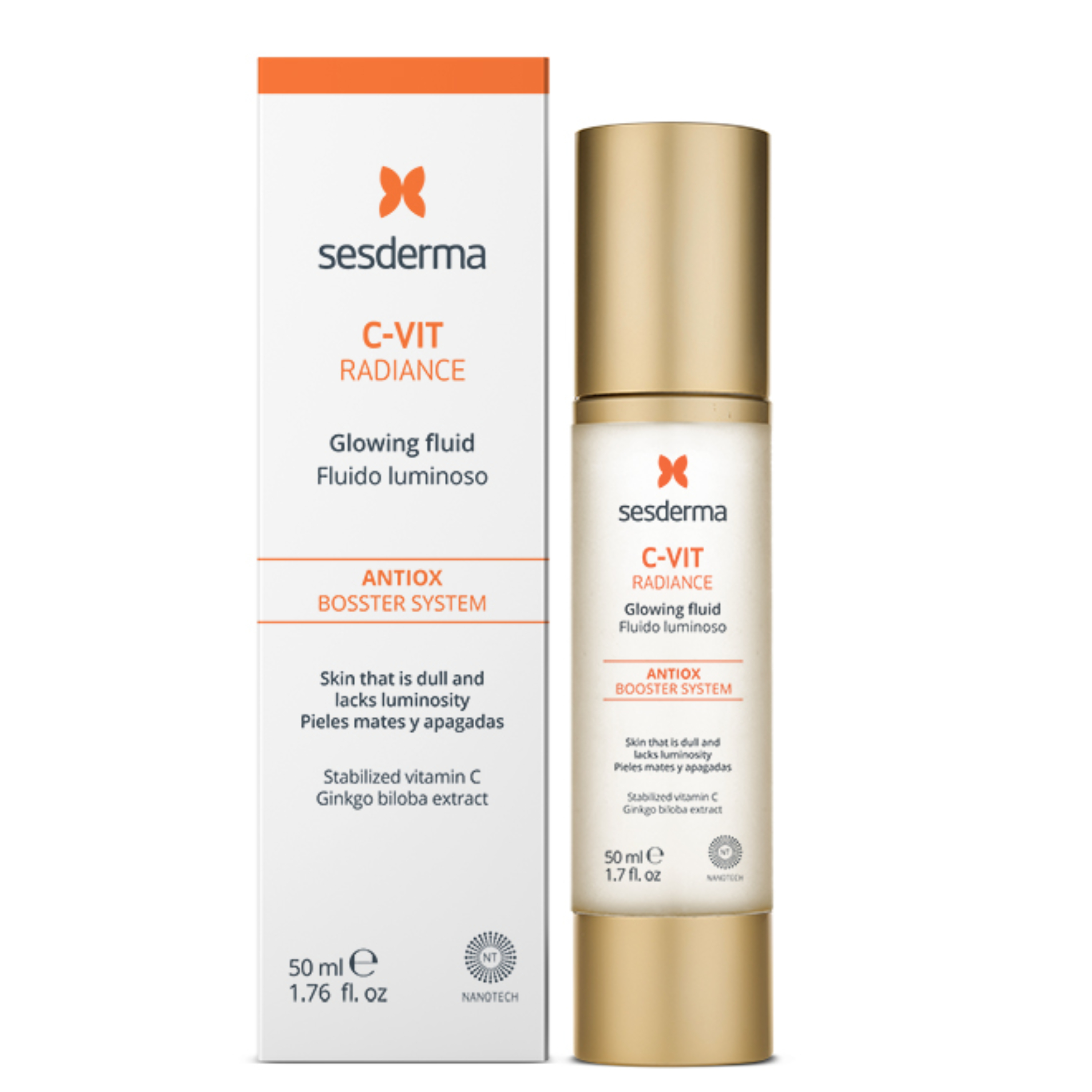 Флюид для сияния кожи 50 мл Sesderma C-VIT - фото 1