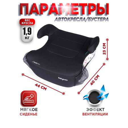 Автокресло BabyCare Ryker черный