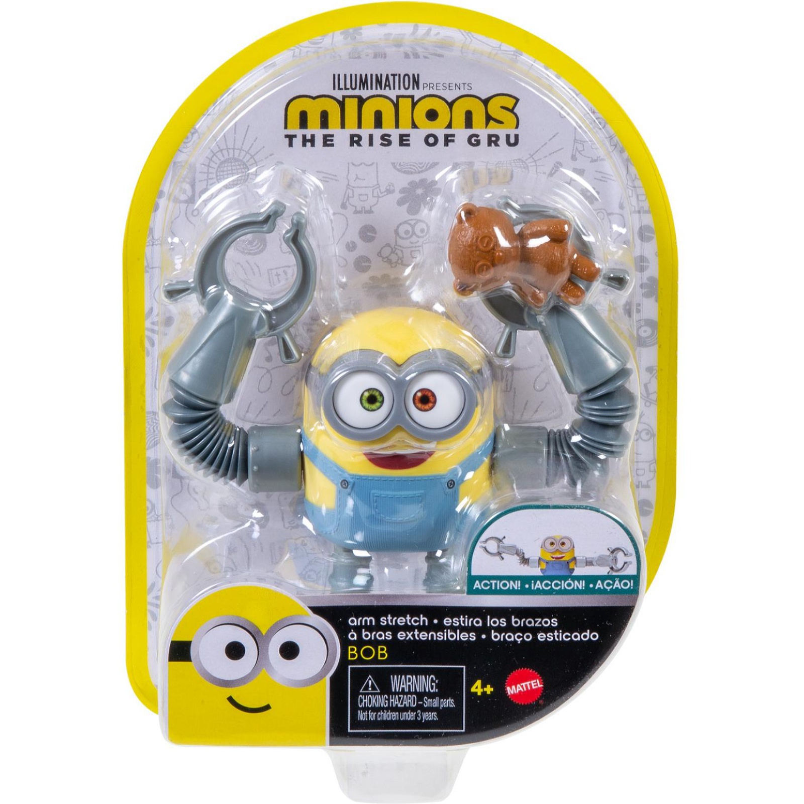 Фигурка Minions Озорные миньоны Боб с растягивающимися руками GMD97 - фото 2