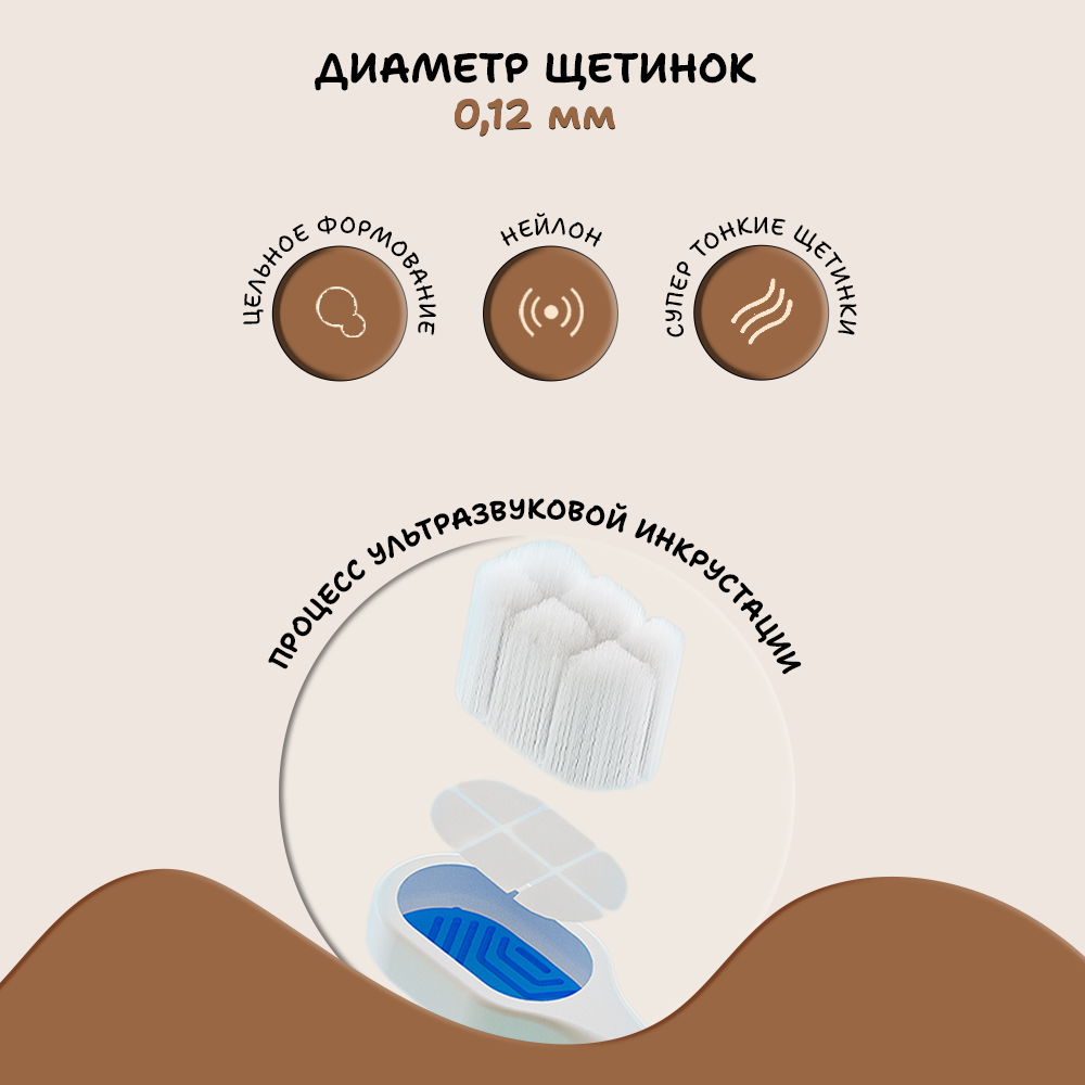 Ультра мягкая зубная щетка Чистый Зуб 2+ для детей Seal - фото 13
