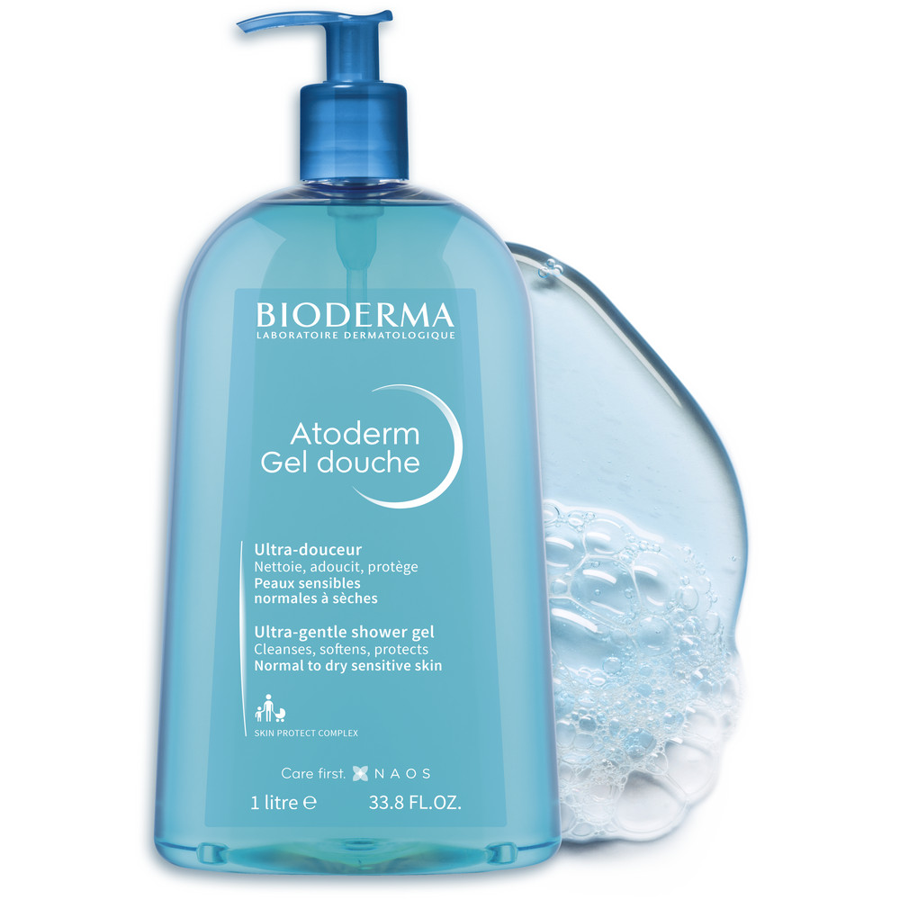 Гель для душа Bioderma Atoderm для нормальной сухой и атопичной кожи 1000 мл - фото 3