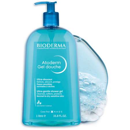 Гель для душа Bioderma Atoderm для нормальной сухой и атопичной кожи 1000 мл