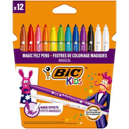 Фломастеры BIC Kids Пиши и Стирай 12 цв